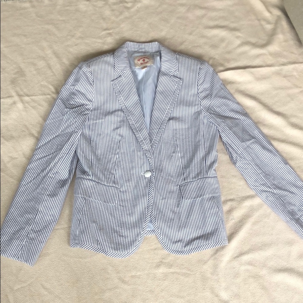 Seersucker Brooks Brothers Blazer